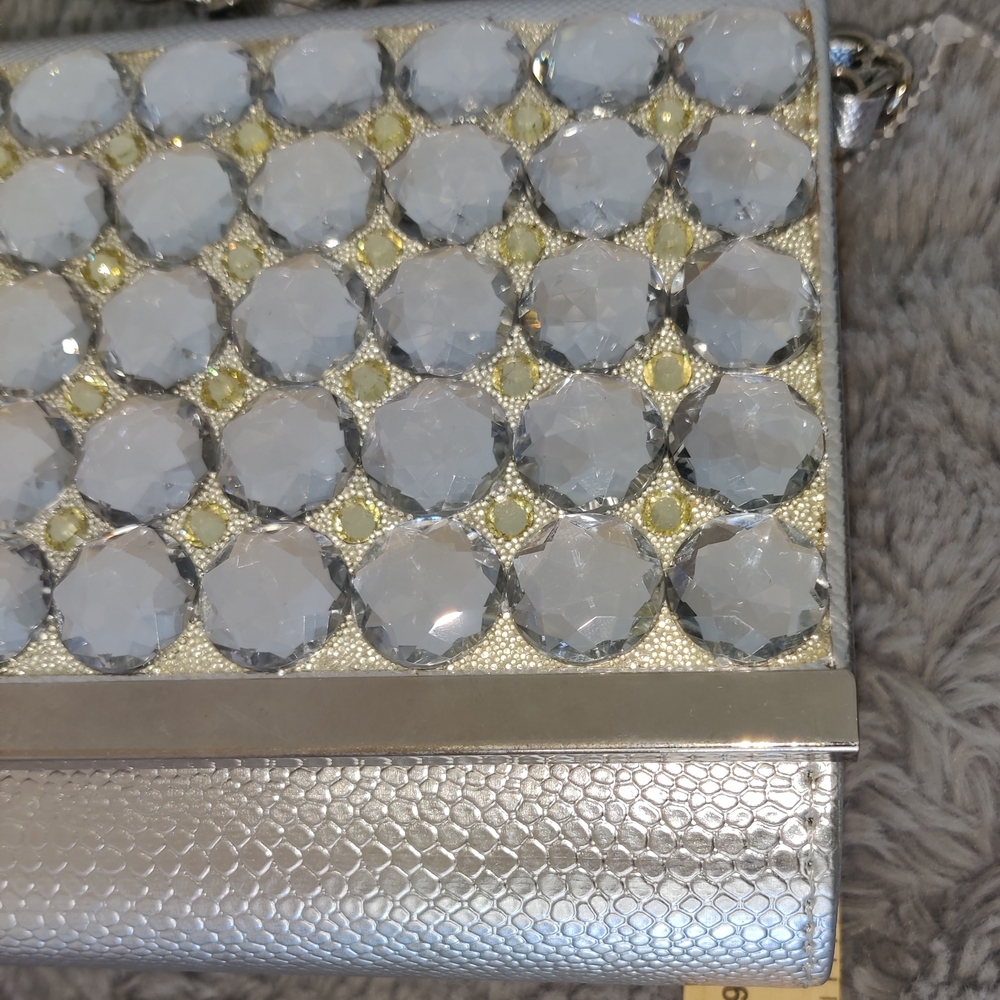 Silver Rhinestone Clutch - Picture 11 of 11